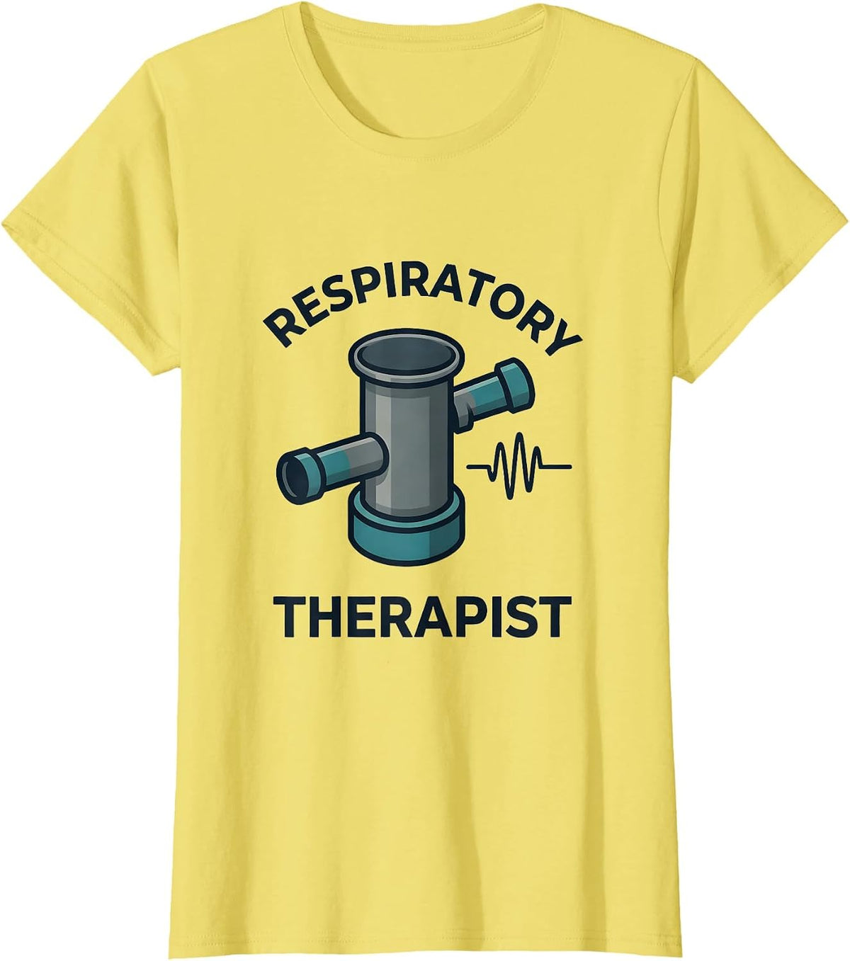 Respiratory Therapist RT Care Week Professional Pride T-Shirt - Lemon Yellow