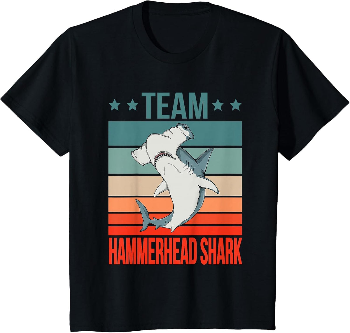 Team Hammerhead Shark Quote Hammer Fish Hammerhead Shark T-Shirt - Black