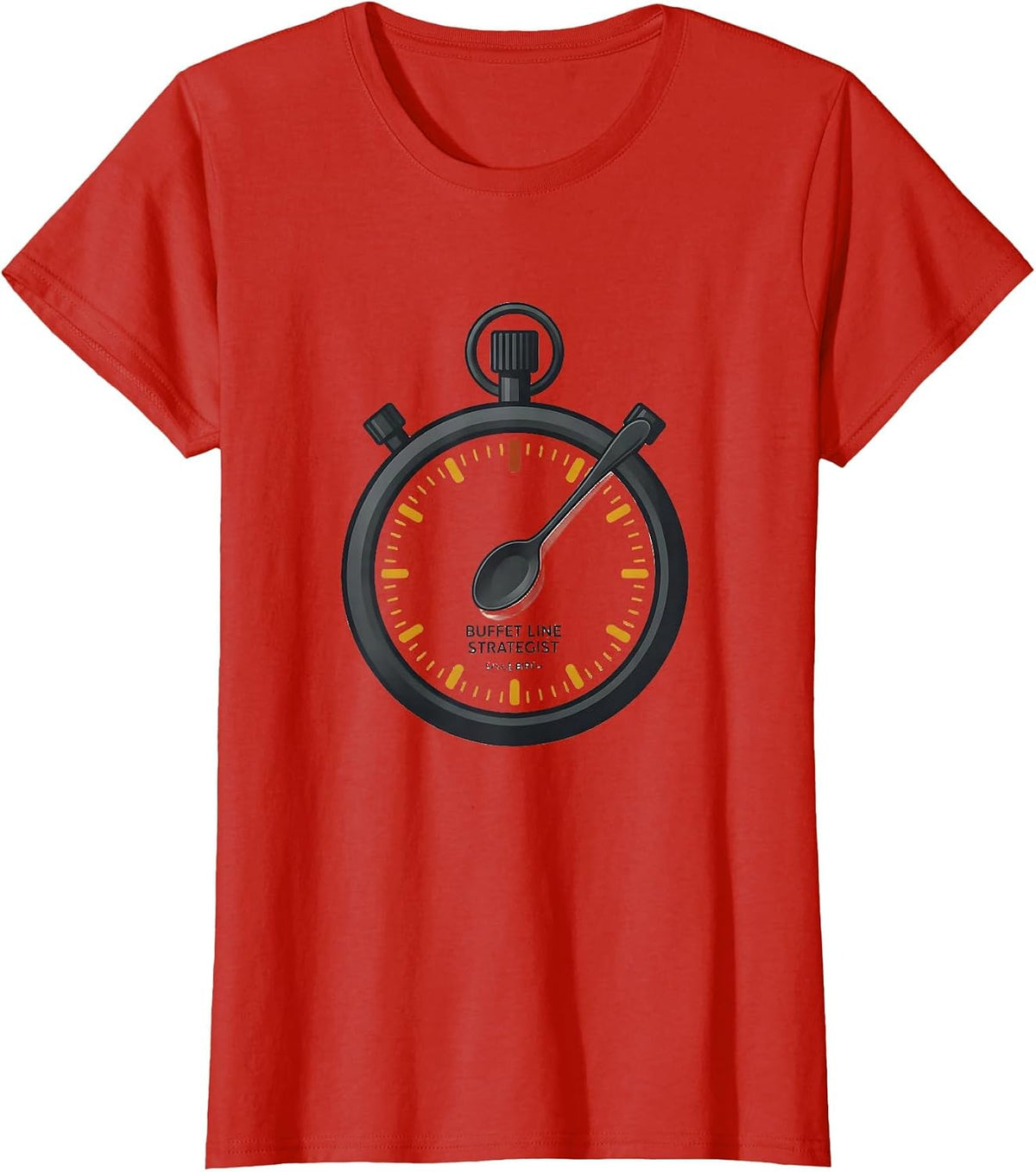 Buffet Line Strategist Since Birth Funny Family Reunion T-Shirt - Red