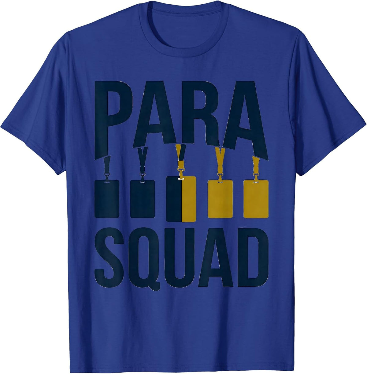 Para Squad Cute Playful Back To School Teacher T-Shirt - Royal Blue