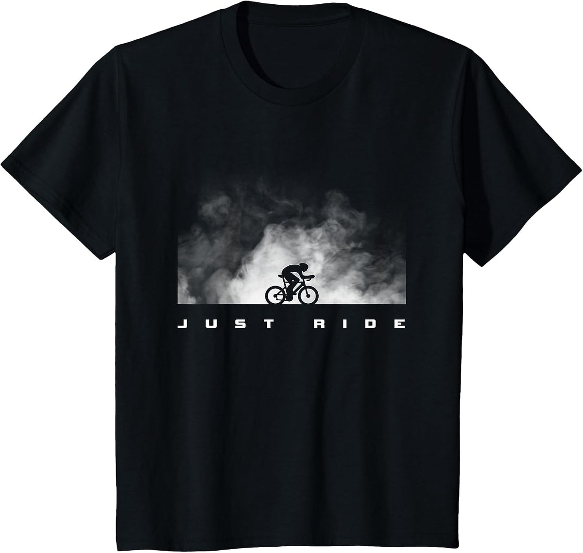 Road Biking Bicycle Cycling T-Shirt - Black