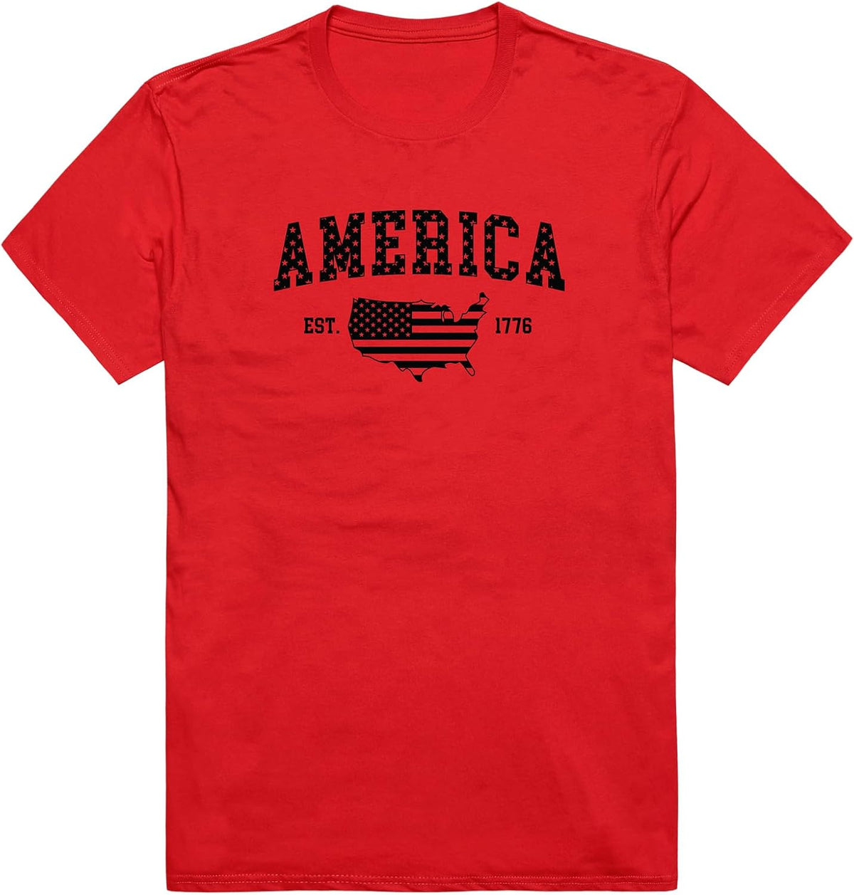 Rapiddominance America Basic Tees - Red
