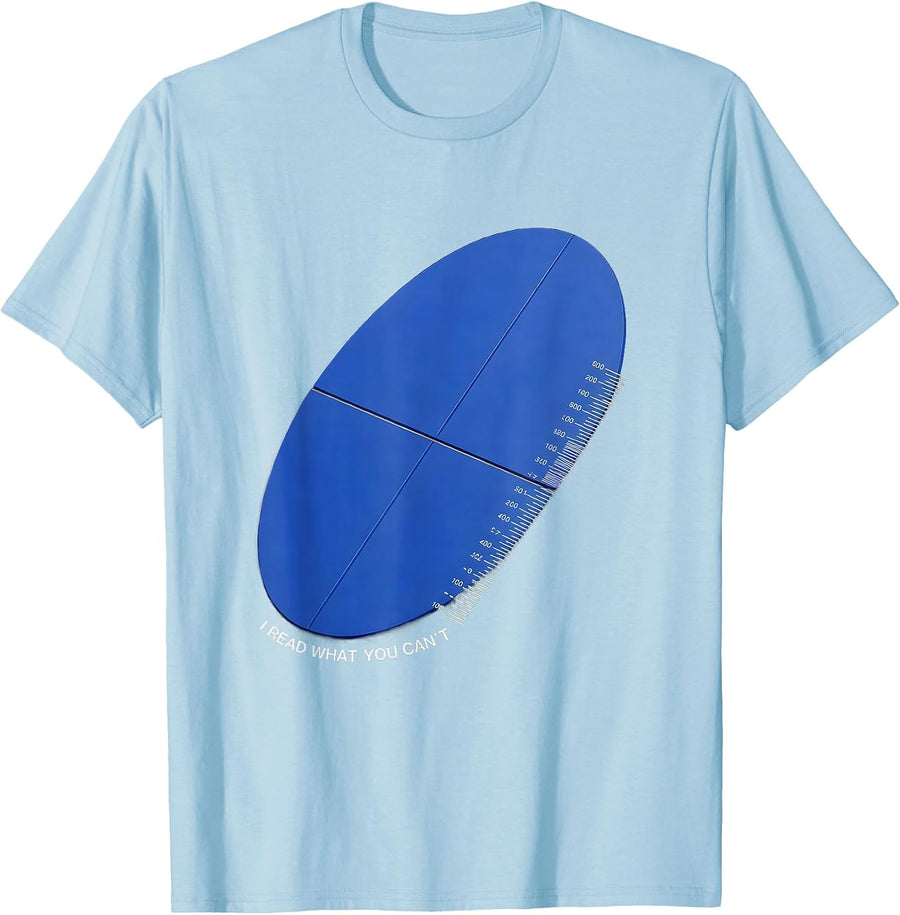 Men's I Read What You Can't Funny Pharmacy Tech Pharmacist Student T-Shirt - Baby Blue