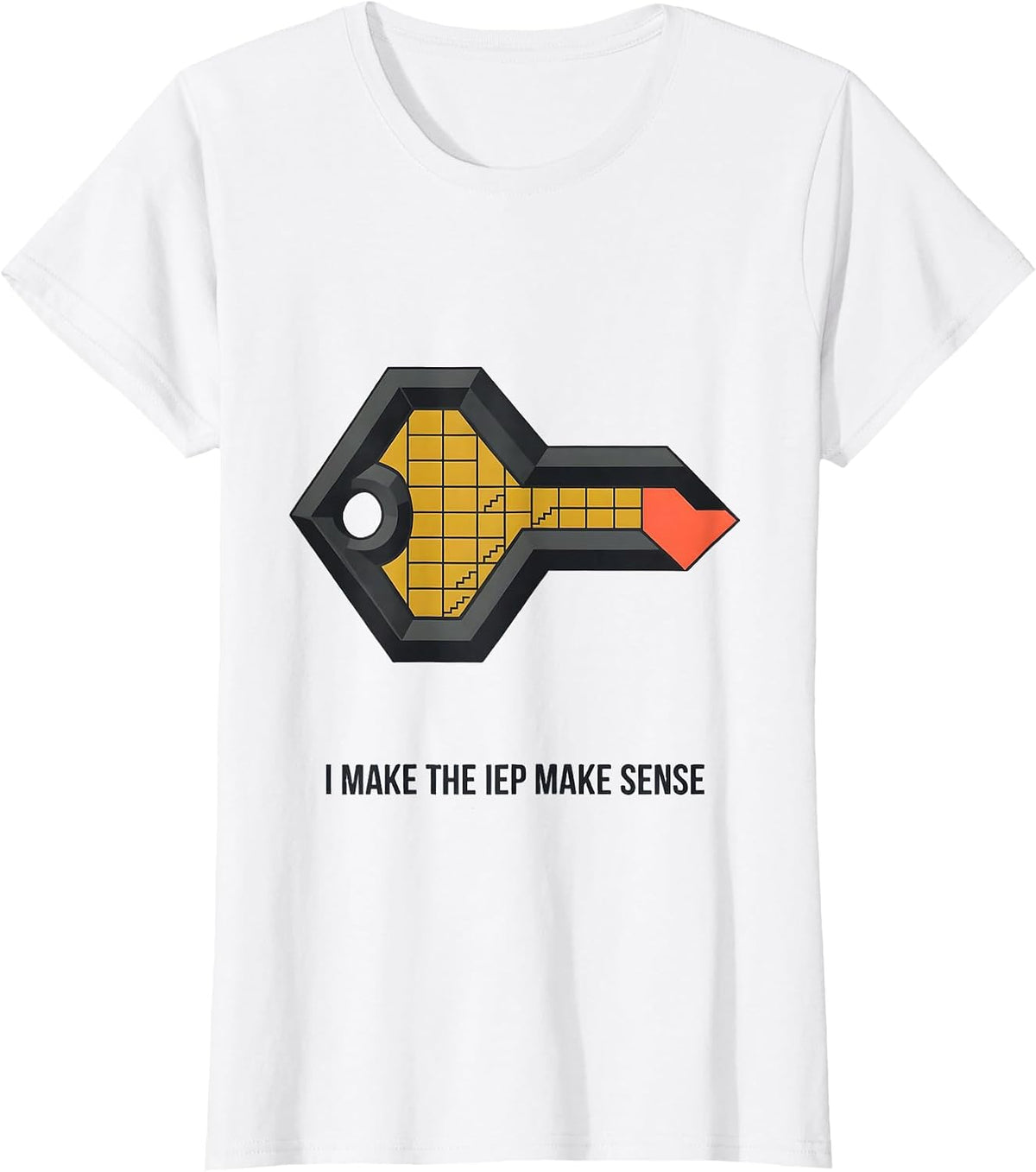 I Make The IEP Make Sense Funny Special Education Teacher T-Shirt - White