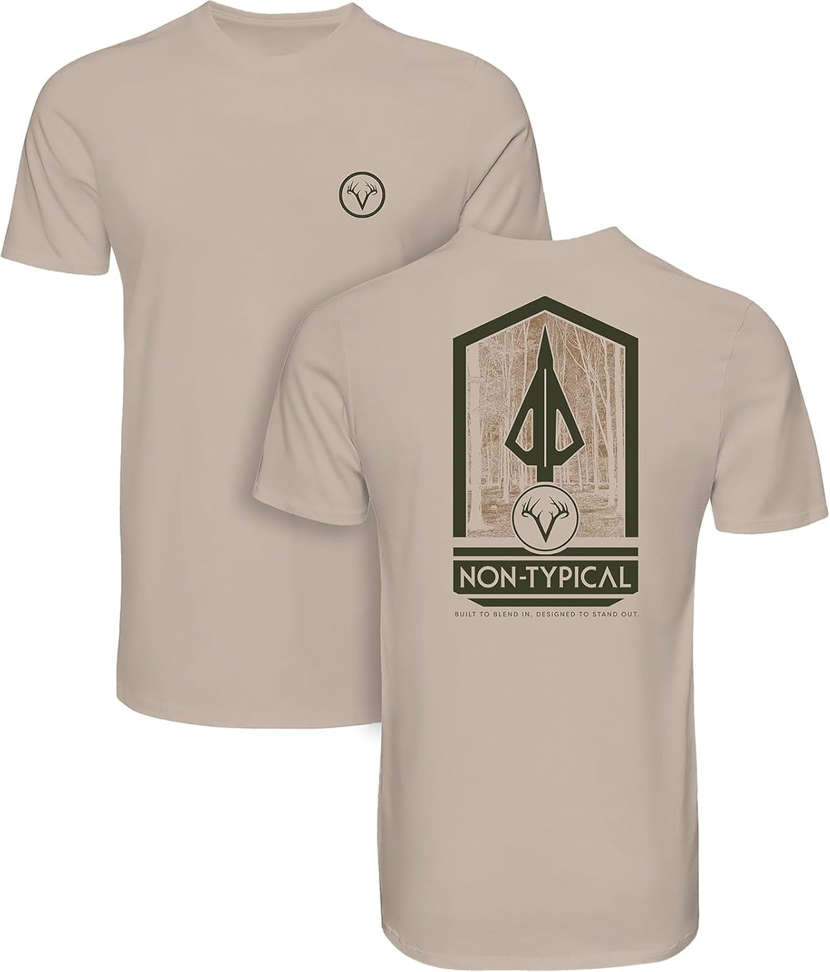 Drake Waterfowl Men's Non-Typical Broadhead T-Shirt - Cement