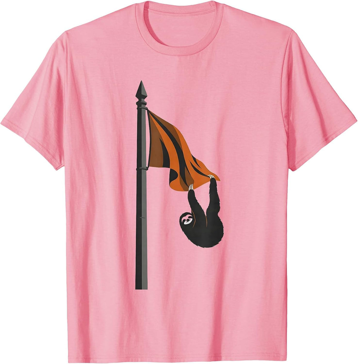 Men's Slack Sloth Minimalist Funny Lazy Humor T-Shirt - Pink
