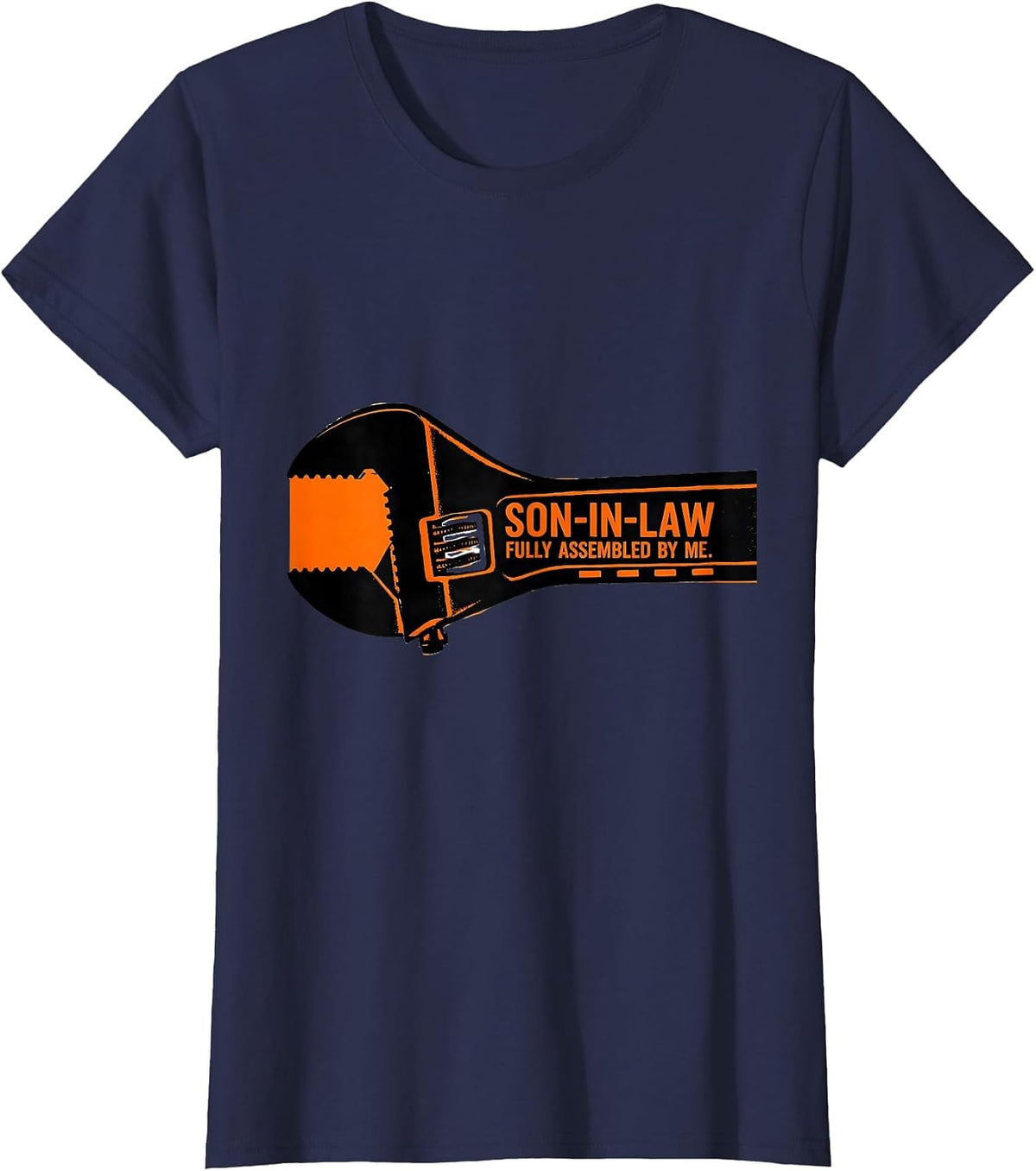 Women's Son-In-Law Fully Assembled By Me Funny Family Role Gift T-Shirt - Navy Blue