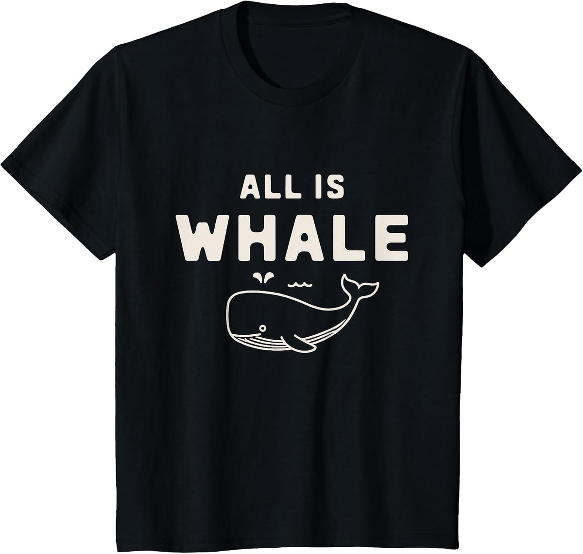 All is Whale T-Shirt - Black