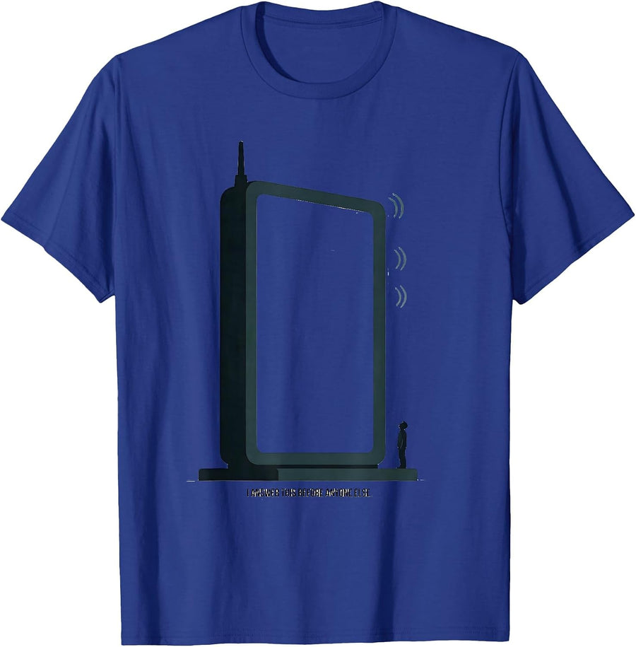 I Answer This Before Anyone Else Funny Respiratory Therapist T-Shirt - Royal Blue