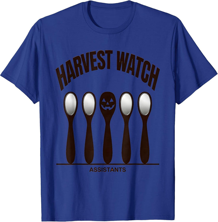 Harvest Watch Assistants Funny Dental Hygienist Halloween T-Shirt - Royal Blue