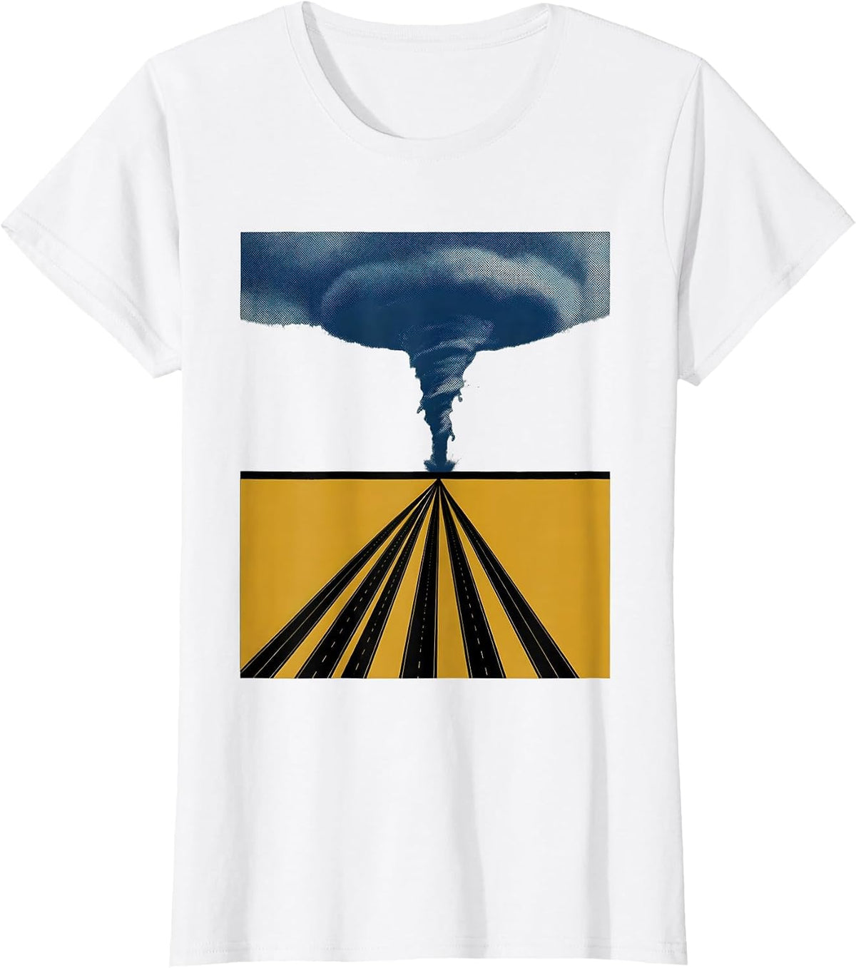 Storm Chaser Poster Weather Enthusiast Meteorology T-Shirt - White