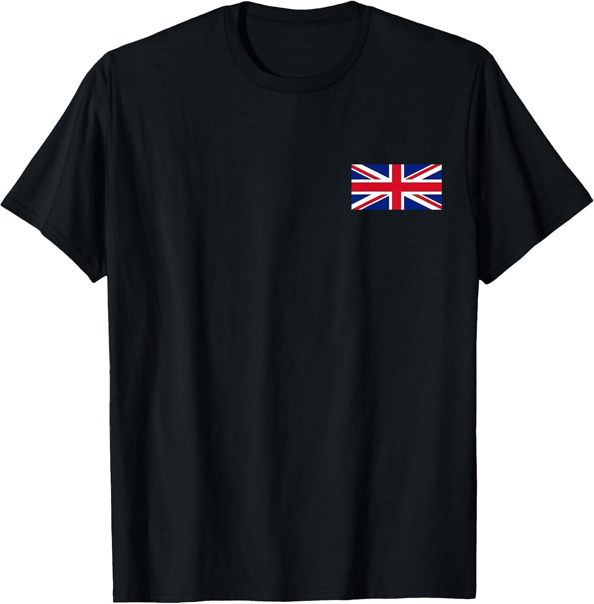 United Kingdom Flag British Union Jack UK Flags Men Women T-Shirt - Black