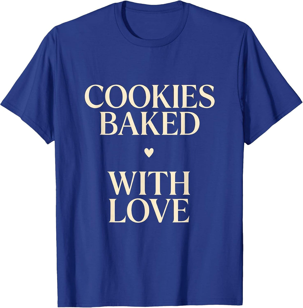 Cookies Baked With Love Grandma Design T-Shirt - Royal Blue
