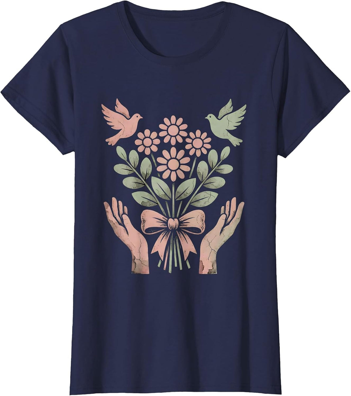 Women's Gigi Dove Release Graphic Tee T-Shirt - Navy Blue