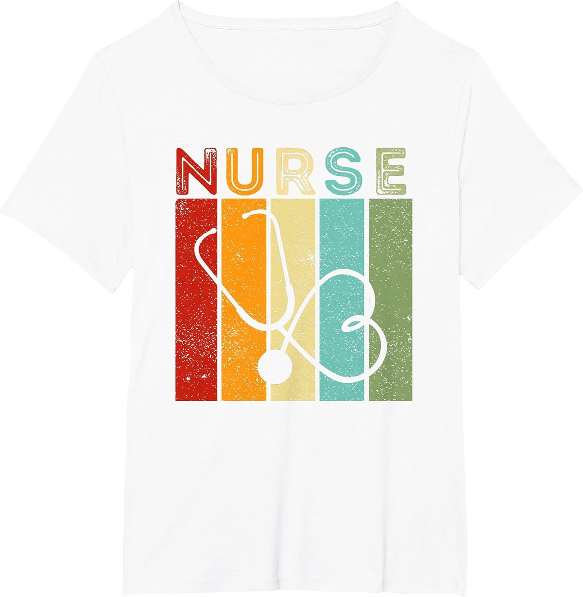 Vintage Nurse Retro RN Nursing Student Graduation Men Women T-Shirt - White