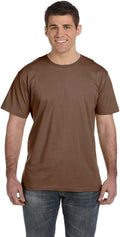 LAT Apparel 6901 Men's Fine Jersey Tee - Brown