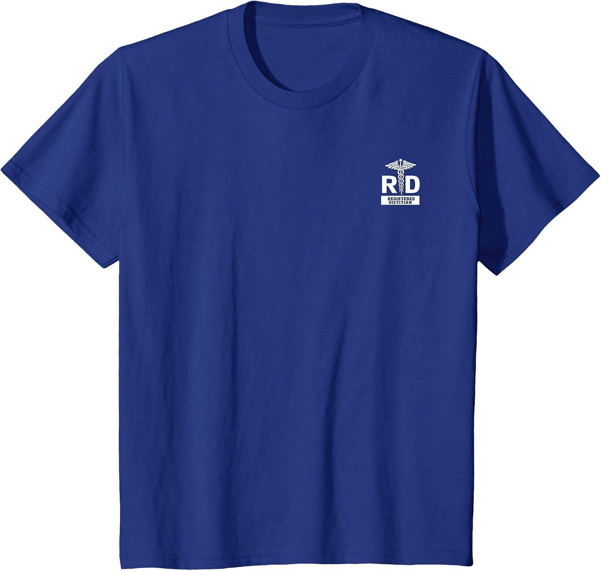 Registered Dietitian & Nutritionist Hospital Staff Uniform T-Shirt - Royal Blue