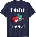 Drama Teacher for Theatre and Performing Arts T-Shirt - Navy Blue