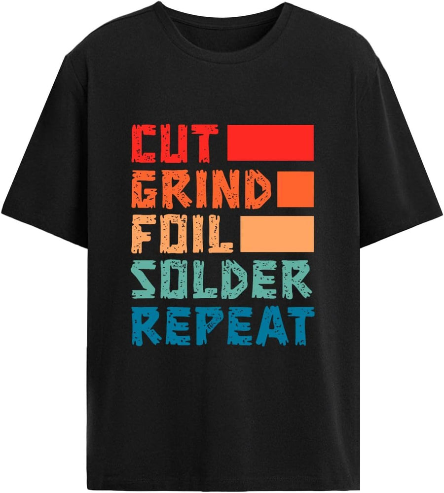 Stained Glassed tee Shirts Mens Casual - As Pictured