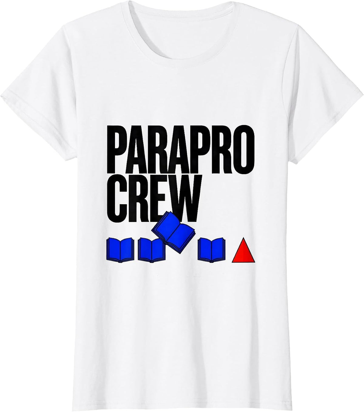 Parapro Crew Bauhaus Modernist Teacher Appreciation Back T-Shirt - White