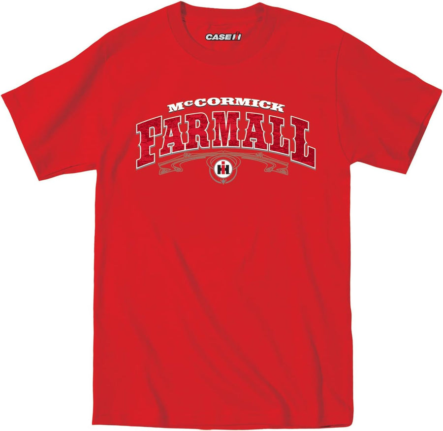 Country Casuals Farmall Western - Men's Short Sleeve Graphic T-Shirt - Red