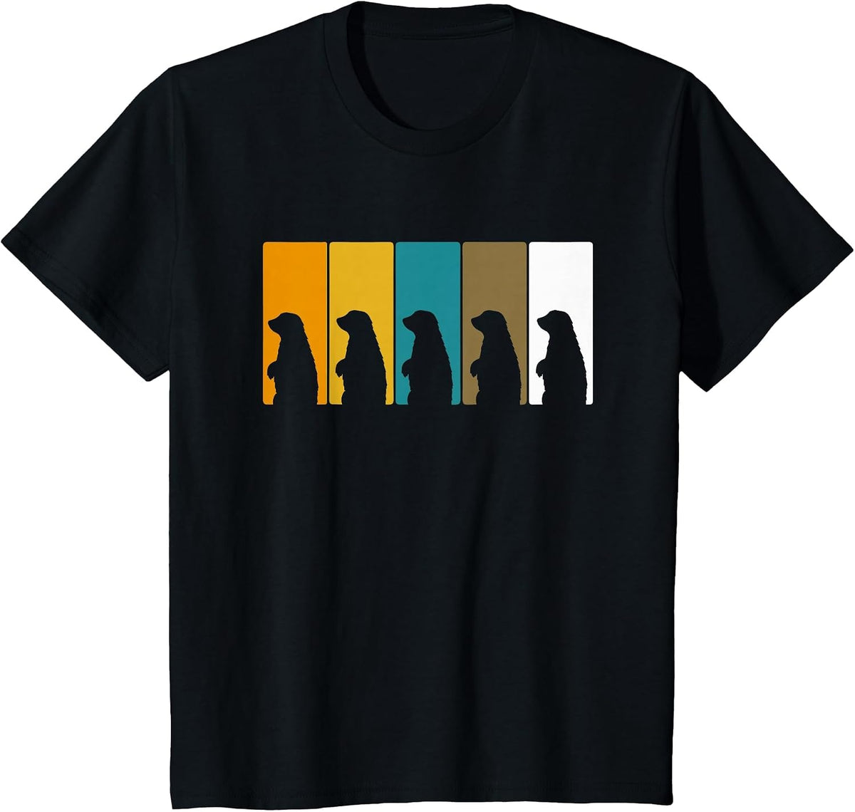 Vintage Groundhog Retro Ground Hog Groundhog Day T-Shirt - Black
