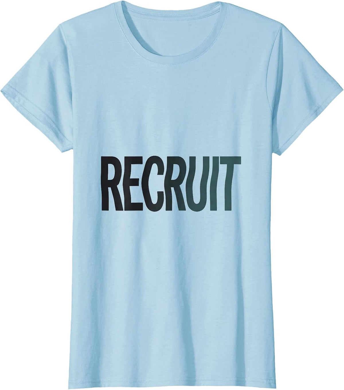 Recruit Minimalist Respiratory Therapist RT Occupational T-Shirt - Baby Blue