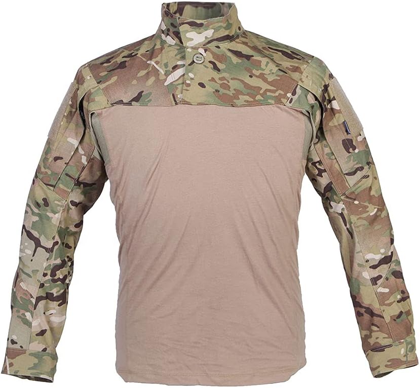 emersongear Assault Shirt,Tactical Airsoft Shirt for Men Long Sleeve Military - Multicam