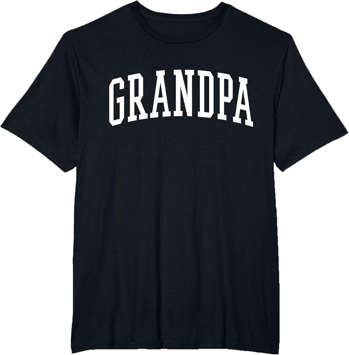 Varsity Grandpa T-Shirt - Black