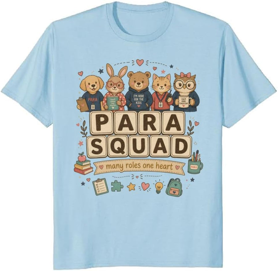School para T-Shirt Staff Appreciation Vintage Doodle Tee - S3