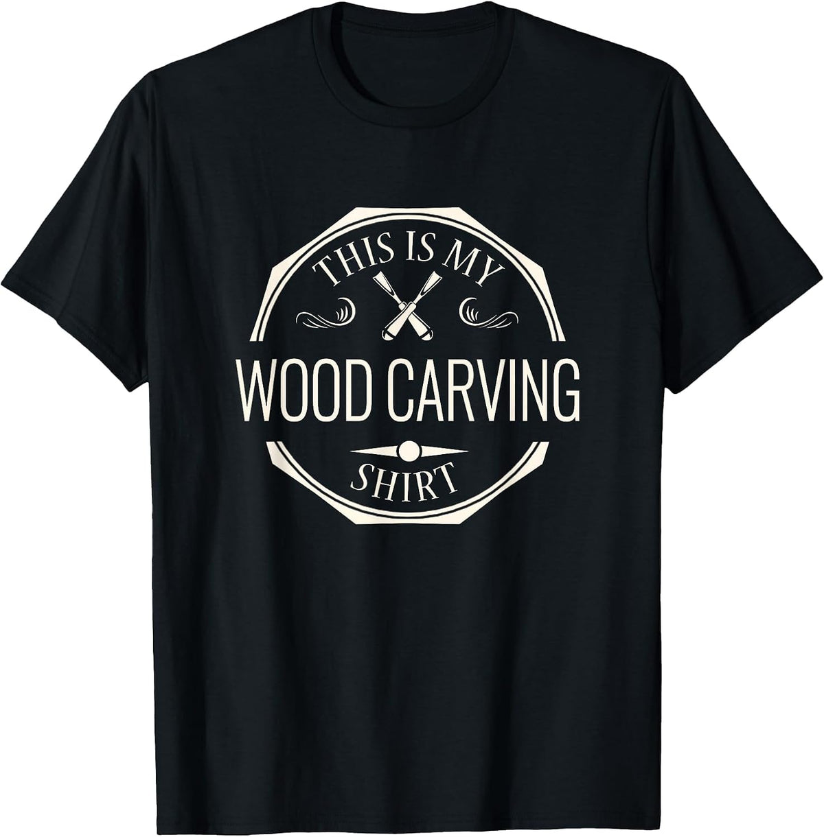 This is My Wood Carving Shirt - Whittle Wood T-Shirt - Black