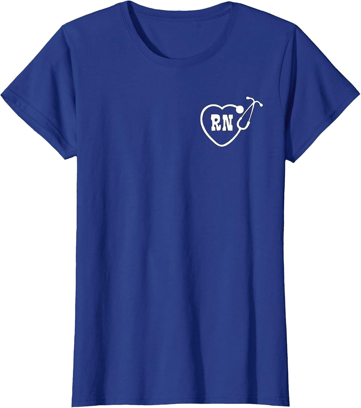 RN Nurse Logo T-Shirt - Royal Blue