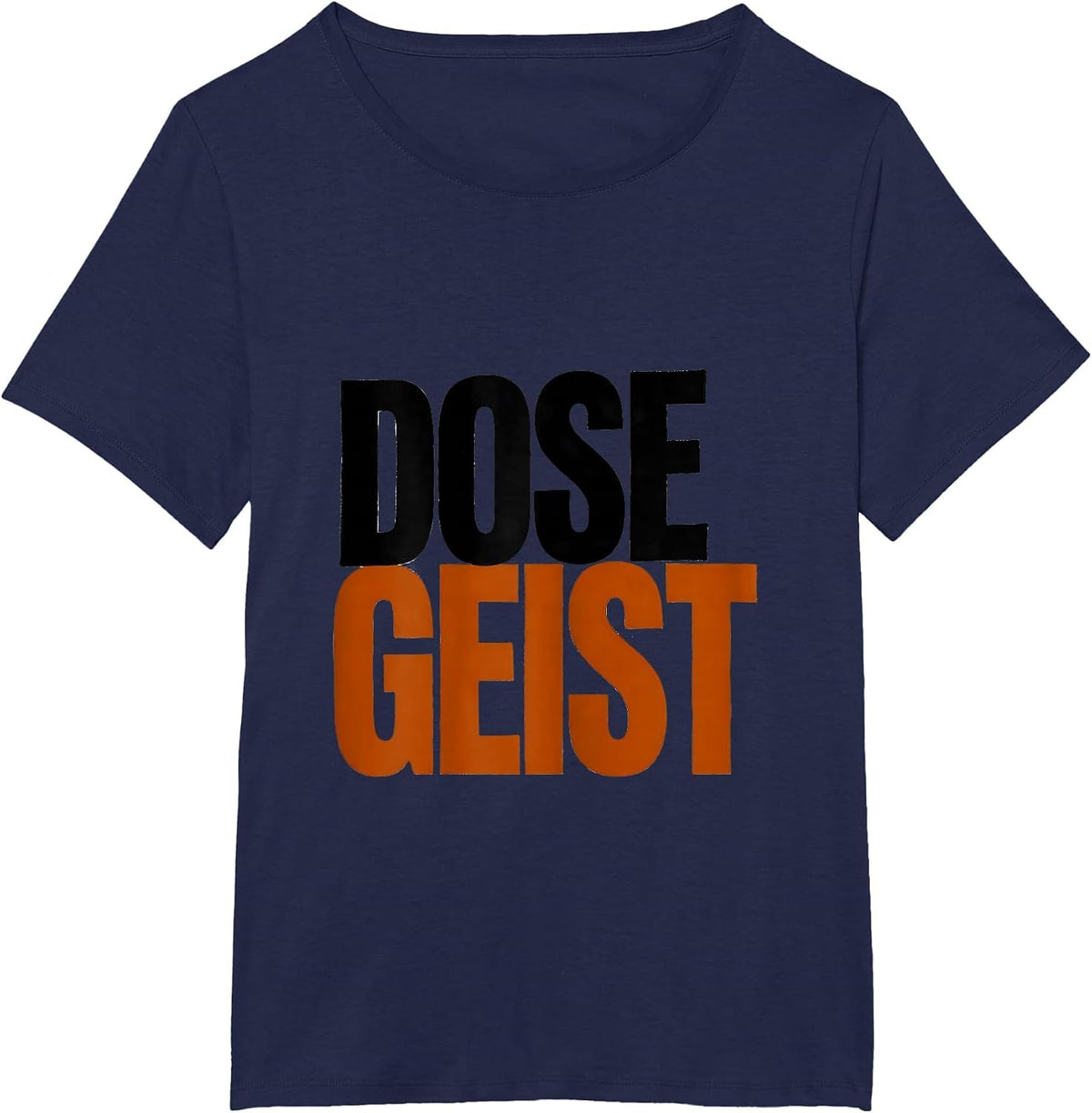 Women's Dosegeist Minimalist Pharmacy Staff Halloween Humor T-Shirt - Navy Blue