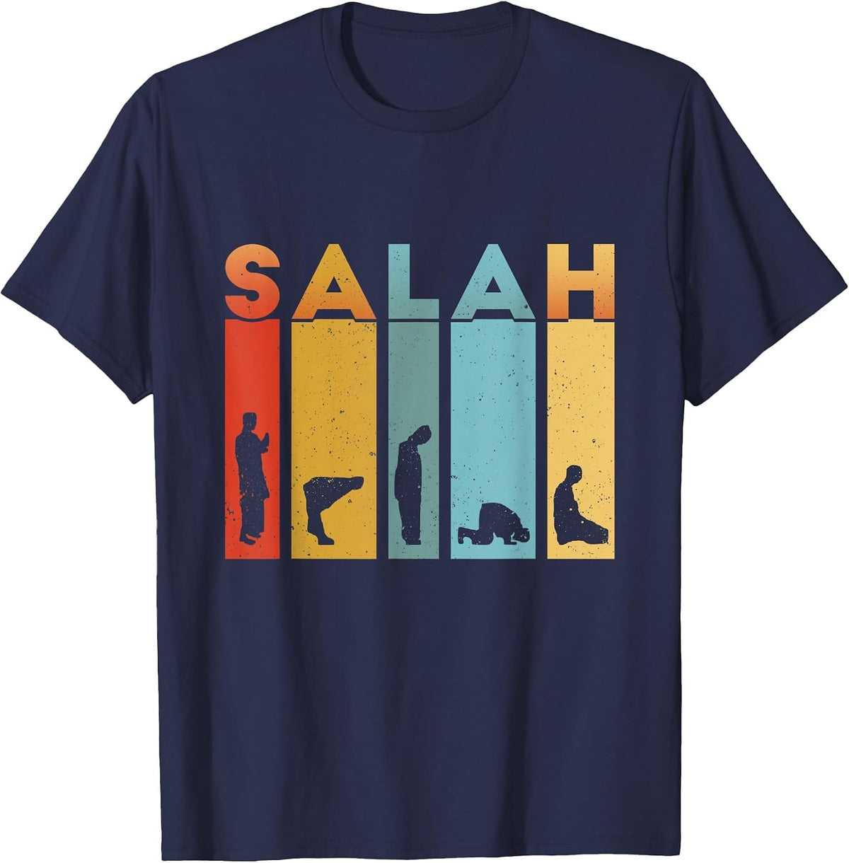 Ramadan Kareem First Salah Eid Muslim Kids Men Women T-Shirt - Navy Blue