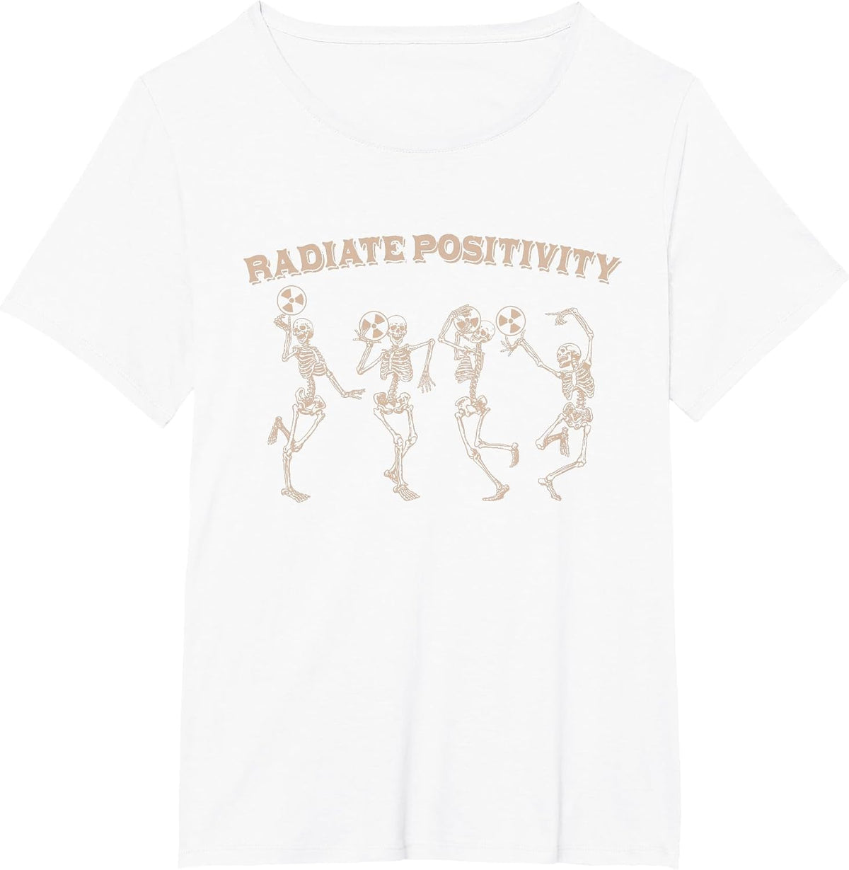 Xray CT Rad Tech Radiology Radiate-Positivity Nurse School T-Shirt - White