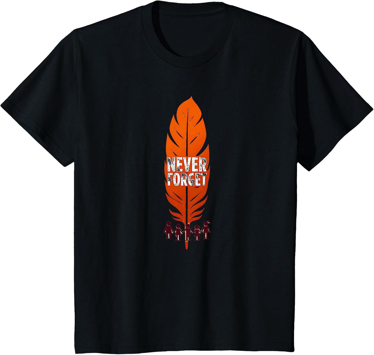 Native American & MMIW T-Shirt - Black-native American Orange Day