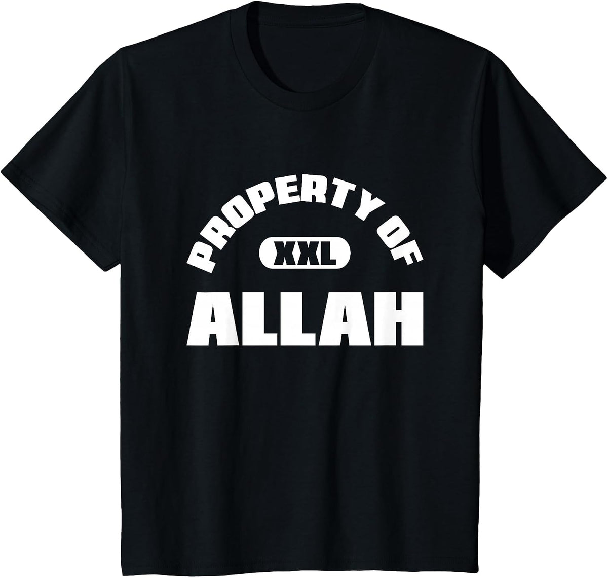 Property of Allah Islam Muslim Ramadan Kareem Mubarak Mosque T-Shirt - Black