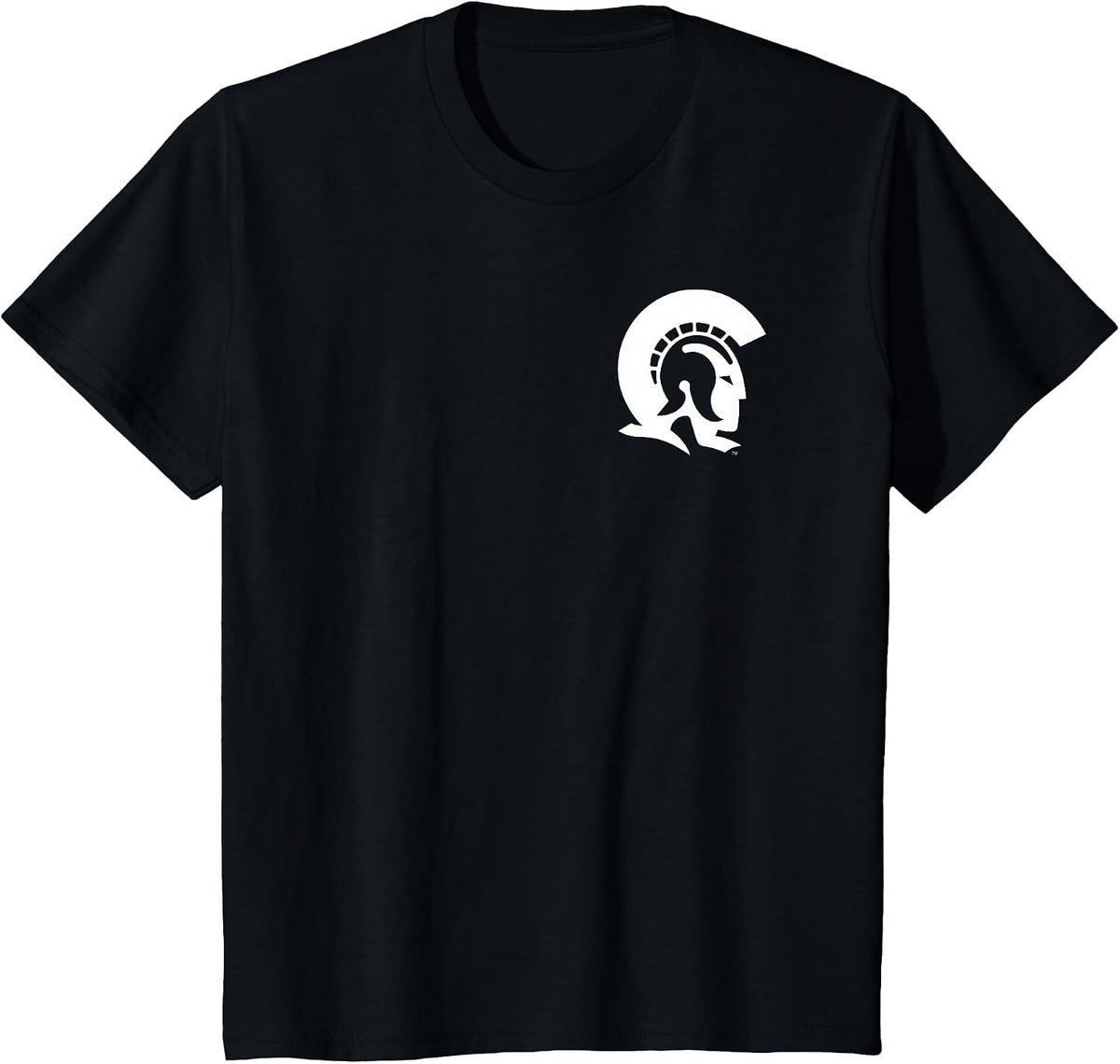 Arkansas Little Rock Trojans Left Chest Icon Logo T-Shirt - Black