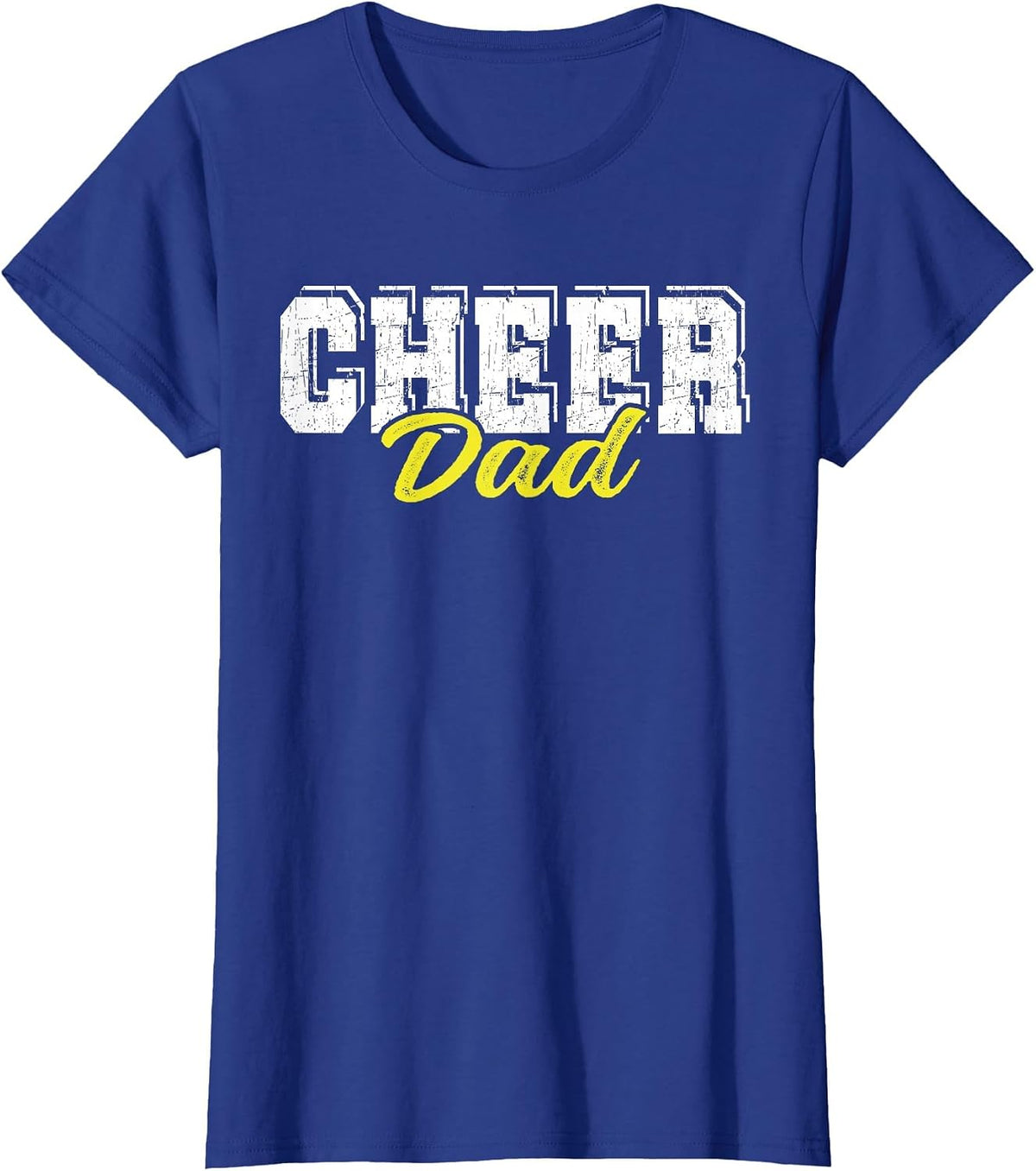 Cheer Dad Cheerleader Dad Cheerleading T-Shirt - Royal Blue
