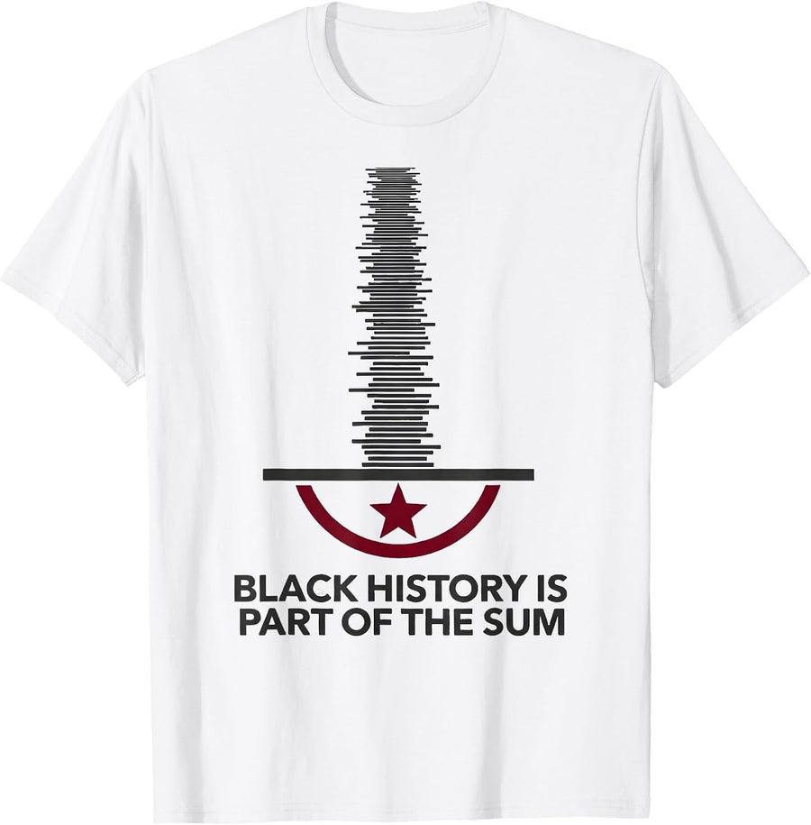 Men's Black History Is Part Of The Sum Equality Greater T-Shirt - White