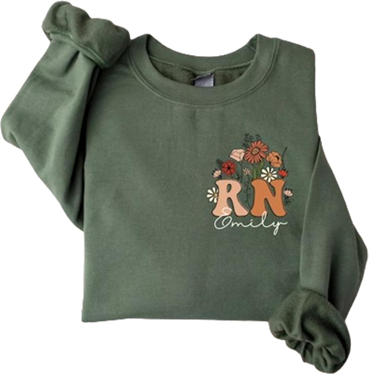 IZI POD Personalized Nurse Sweatshirt - ICU Nurse RN Gift - Nurse Sweatshirt 19