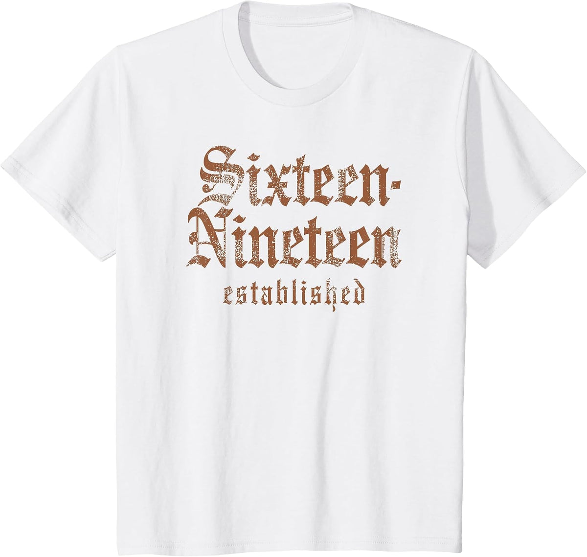 Project Sixteen-Nineteen Established Vintage Black History T-Shirt - White
