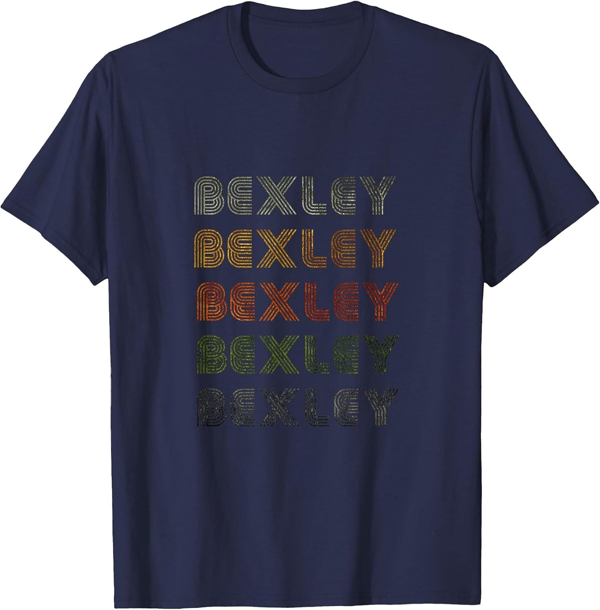 Love Heart Bexley Tee Grunge/Vintage Style Black Bexley T-Shirt - Navy Blue
