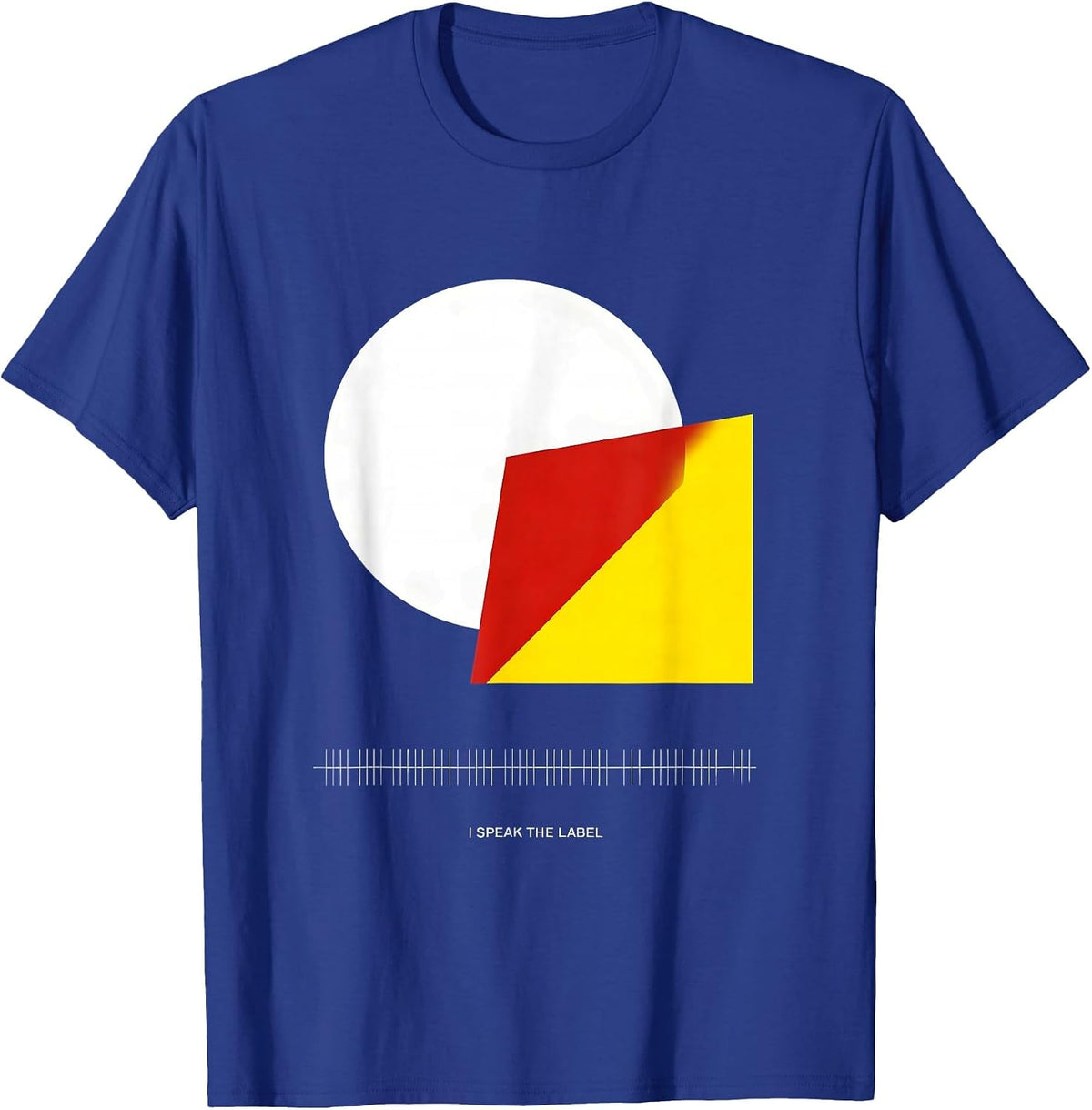 Men's I Speak The Label Funny Pharmacy Tech Pharmacist Student T-Shirt - Royal Blue