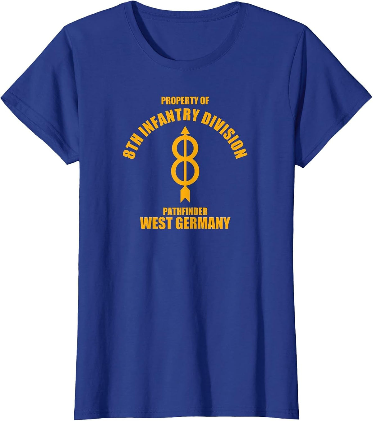 8th Infantry Division T-Shirt - Royal Blue