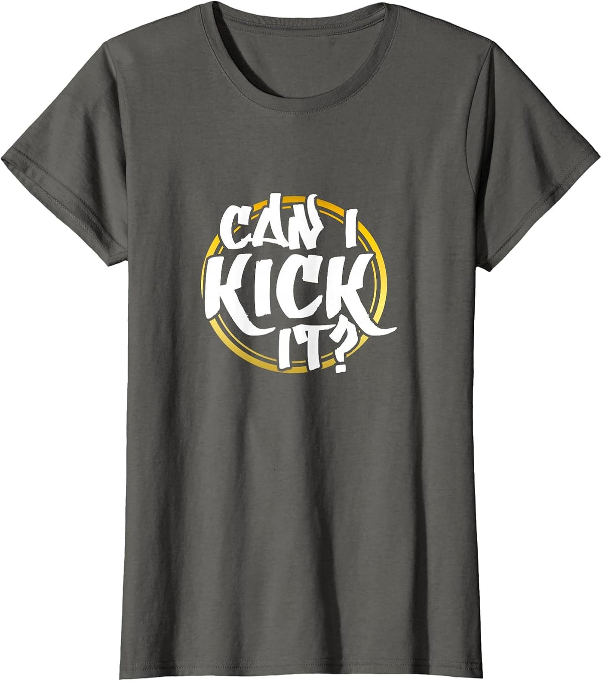 Can I Kick It? Hiphop Rap Music Dance 80's 90's Party T-Shirt - Asphalt Grey