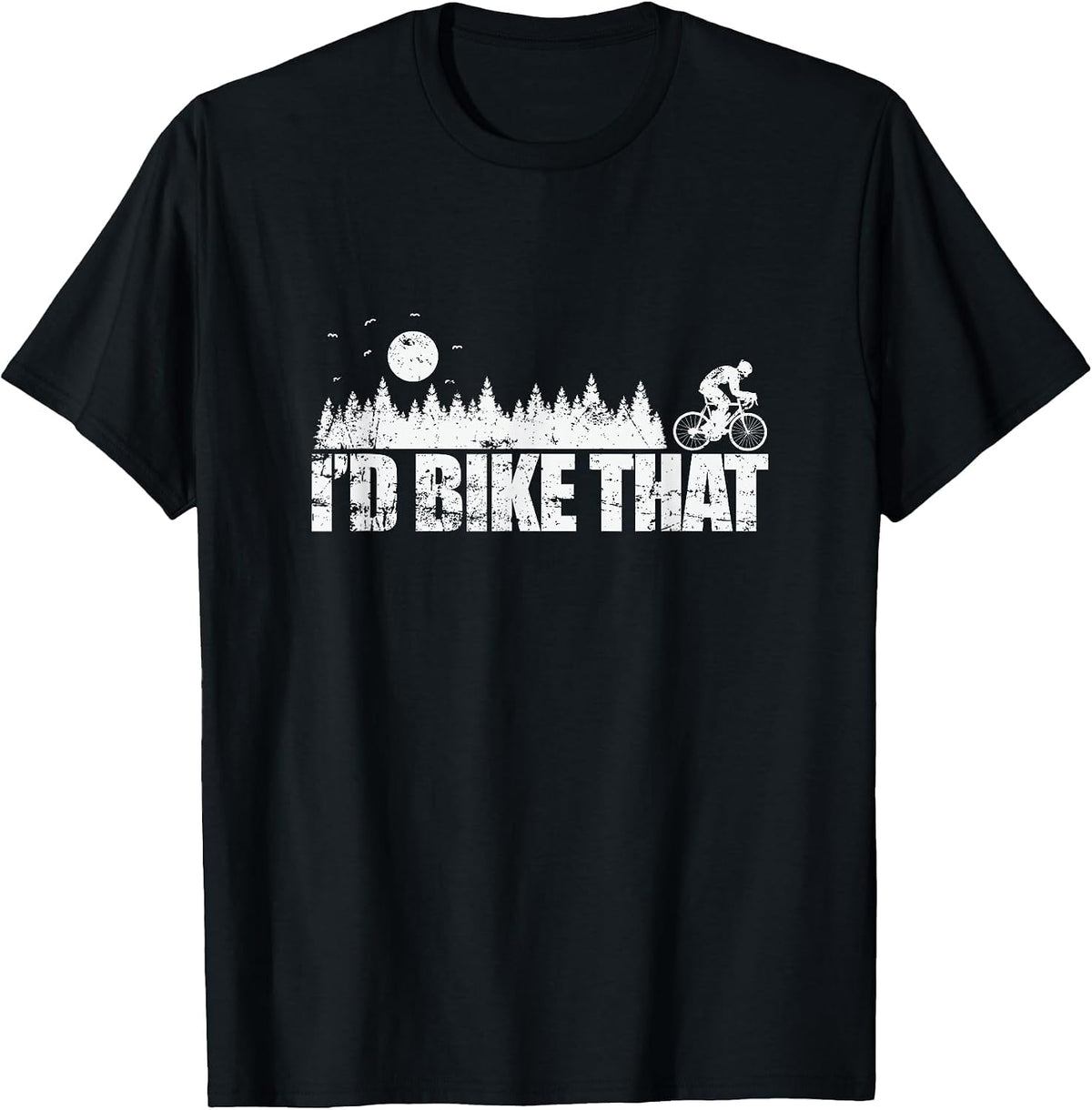 I'd Bike that Cycling Fun Without Any Limits T-Shirt - Black
