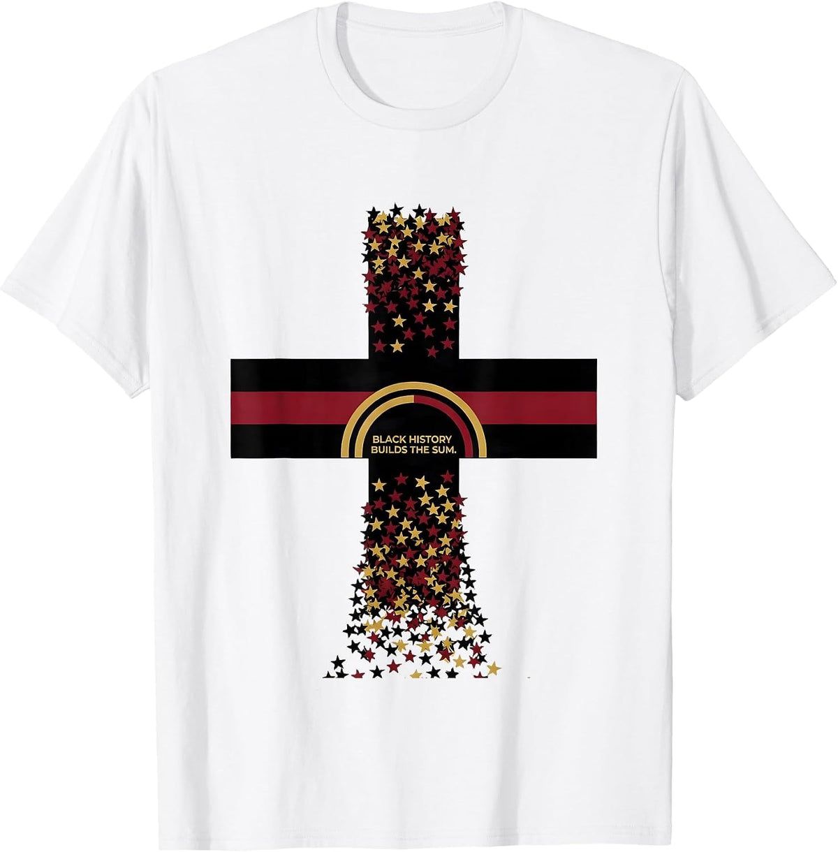 Men's Black History Builds The Sum Equality Greater Than Division T-Shirt - White