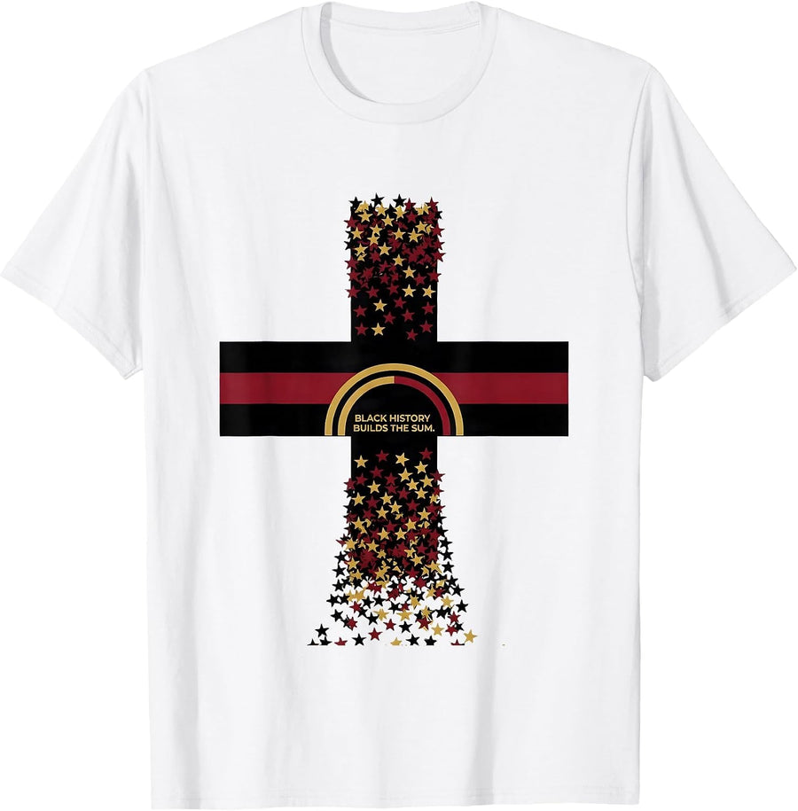 Men's Black History Builds The Sum Equality Greater Than Division T-Shirt - White