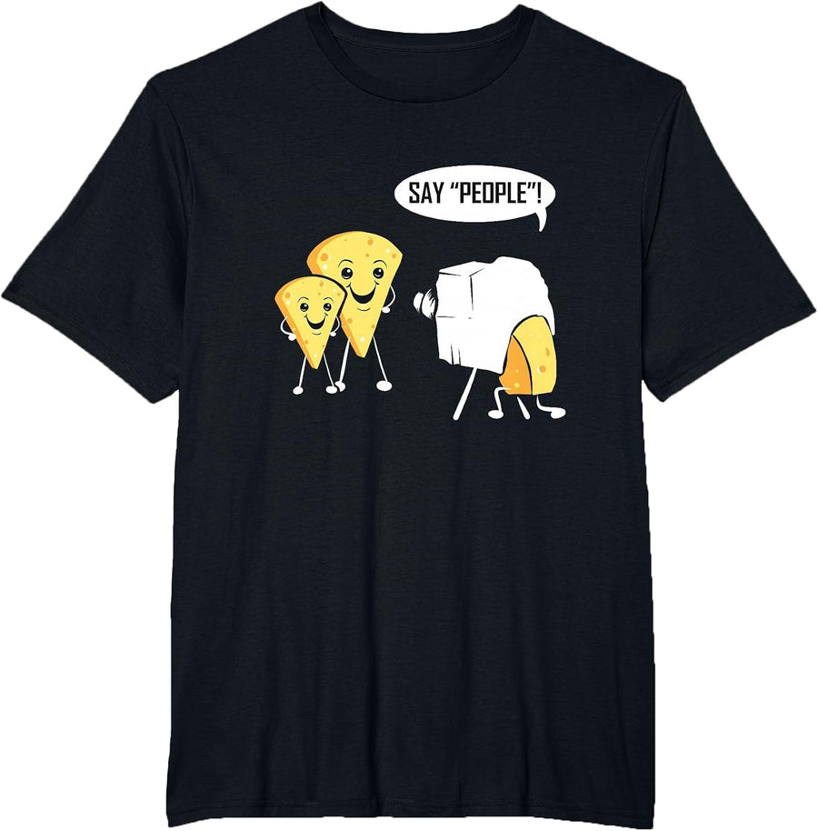 Photography Cheese Funny for Photographer Photo Camera T-Shirt, Men's Big and Tall, Black, 6X Tall - As Pictured